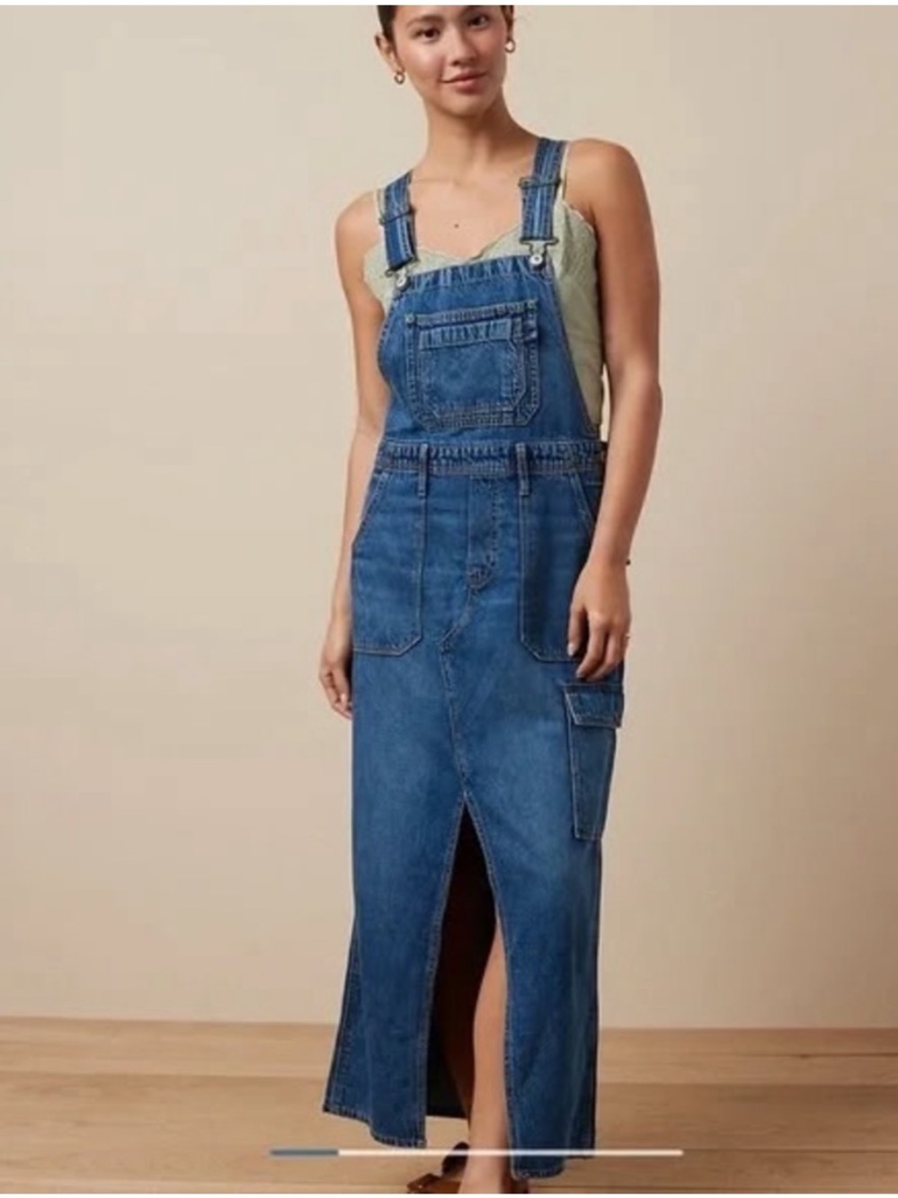 American Eagle Denim Overalls Dress - Size Small